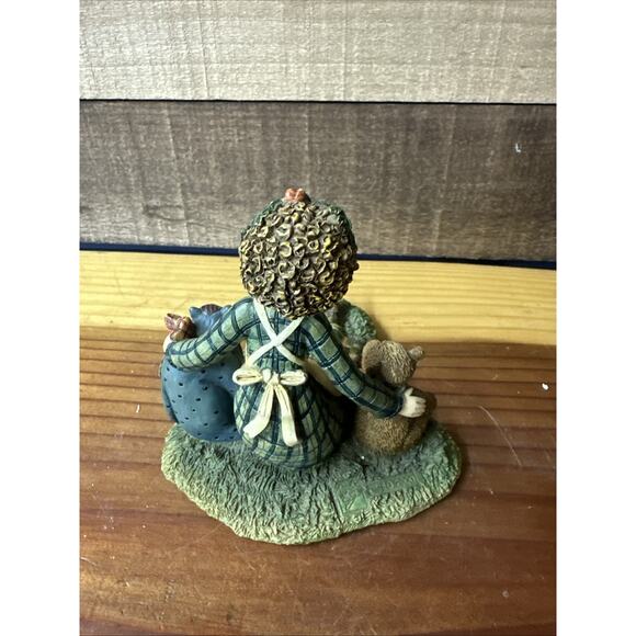 Ellen Stouffer Figurine Gentle Creatures 1st Edition 2000 Vintage Teddy Bear Cat - Picture 5 of 8